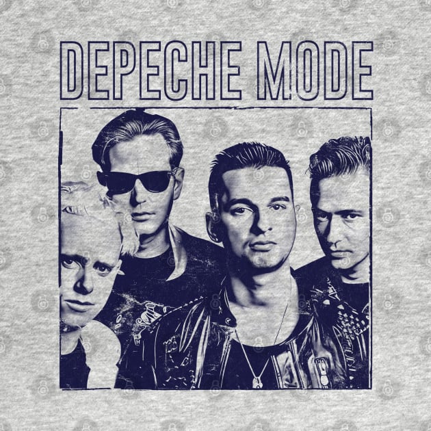 Depeche Mode - Vintage 80s Aesthetic Original Design by DankFutura